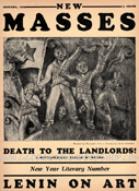 New Masses  /  Death to the Landlords<br>(Xavier Guerrero, 1929)