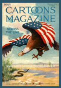 1916 Cartoons Magazine (American Eagle vs Mexican Snake in the Grass)
