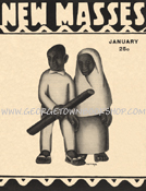 New Masses  /  Mexican Couple<br>(Rufino Tamayo, 1927)